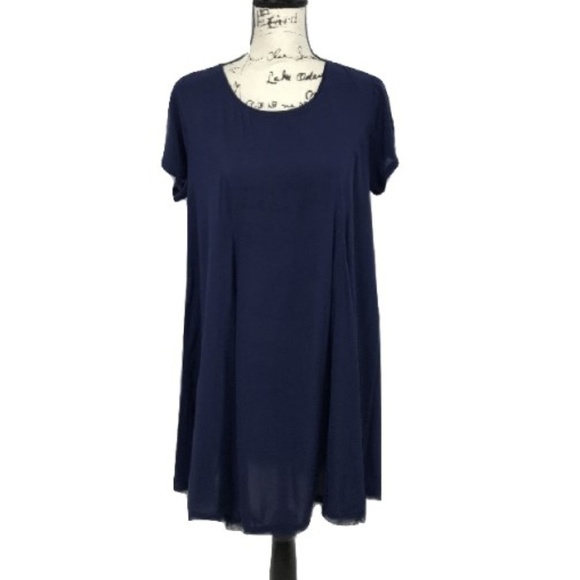 silence + noise Dresses & Skirts - Silence + Noise Blue Shift Dress Medium